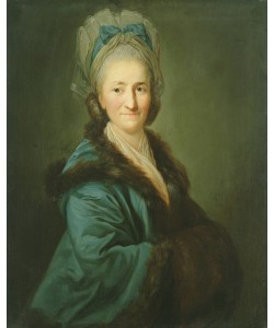 Anton Graff, Portrait of an Old Woman, 1780 (oil on canvas)