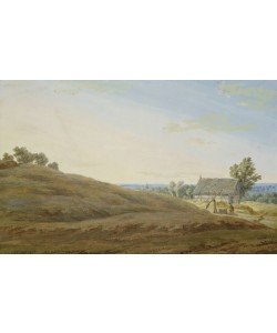 Caspar David Friedrich, Hut with a Well on the Rugen (gouache on paper)