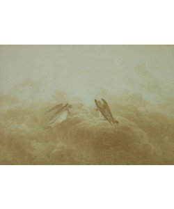 Caspar David Friedrich, Angel in Prayer, c.1826-34 (sepia over pencil on paper)