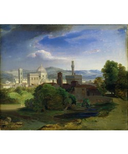 Carl Rottmann, View over Florence, c.1829 (oil on canvas)