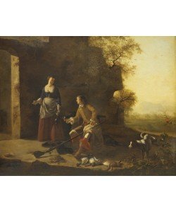 Jan, II Vermeer van Haarlem, Hunter's Rest (oil on panel)