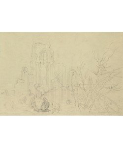 Caspar David Friedrich, Study for Winter, 1803 (pencil on paper)