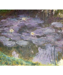 Claude Monet, Waterlilies, 1917 (oil on canvas)