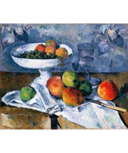 Paul Cézanne, Still Life with Fruit Dish, 1879-80 (oil on canvas)