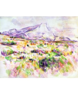 Paul Cézanne, Mont Sainte-Victoire from Les Lauves, 1902-06 (w/c & graphite on paper)