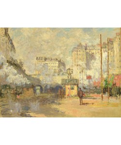 Claude Monet, Gare Saint Lazare, 1877 (oil on canvas)