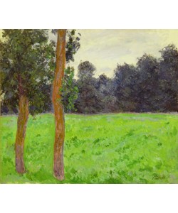 Claude Monet, Deux Arbres dans la Prairie, 1886 (oil on canvas)