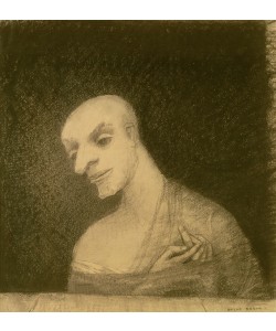 Odilon Redon, Imaginary Figure, c.1881 (chalk & charcoal on paper)