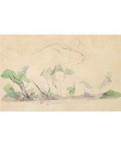 Paul Cézanne, Mont Sainte-Victoire (w/c on paper)