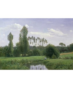 Claude Monet, View at Rouelles, 1858