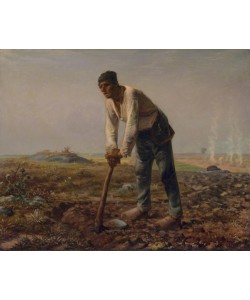 Jean-Francois Millet, Man with a Hoe, c.1860-62 (oil on canvas)