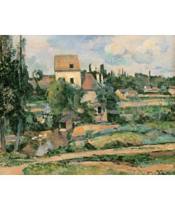 Paul Cézanne, Moulin de la Couleuvre at Pontoise, 1881 (oil on canvas)