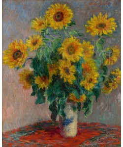 Claude Monet, Bouquet of Sunflowers, 1881 (oil on canvas)