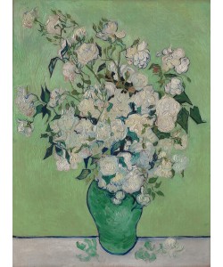 Vincent van Gogh, A Vase of Roses, 1890 (oil on canvas)