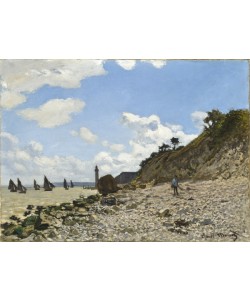 Claude Monet, The Beach at Honfleur, 1864-1866 (oil on canvas)
