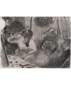 Edgar Degas, Intimacy, c. 1877-80 (monotype in black)
