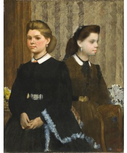 Edgar Degas, The Bellelli Sisters (Giovanna and Giuliana Bellelli), 1865-6 (oil on canvas)