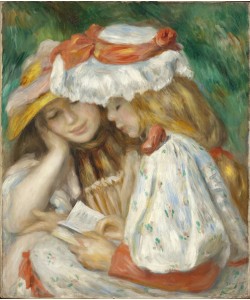 Pierre-Auguste Renoir, Two Girls Reading, 1890-1 (oil on canvas)