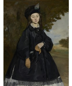 Edouard Manet, Portrait of Madame Brunet, c.1861-3 (oil on canvas)