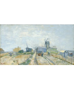 Vincent van Gogh, Vegetable Gardens and the Moulin de Blute-Fin on Montmartre, 1887 (oil on canvas)