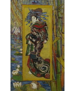 Vincent van Gogh, Japonaiserie: Courtesan or Oiran (after Kesai Eisen), Paris, 1887 (oil on canvas)