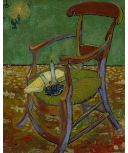 Vincent van Gogh, Gauguin's Chair, 1888 (oil on canvas)