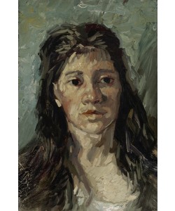 Vincent van Gogh, Head of a prostitute, 1885 (oil on canvas)