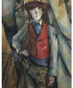 Paul Cézanne, Boy in a Red Waistcoat, 1888-90 (oil on canvas)