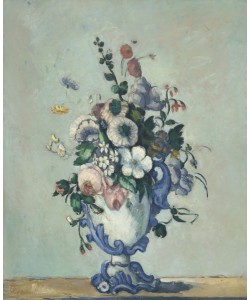 Paul Cézanne, Flowers in a Rococo Vase, c.1876 (oil on canvas)
