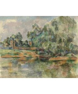 Paul Cézanne, Riverbank, c.1895 (oil on canvas)