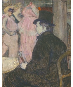 Henri de Toulouse-Lautrec, Maxime Dethomas, 1896 (oil on cardboard)