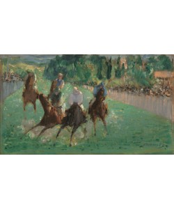 Edouard Manet, At the Races, c.1875 (oil on wood)