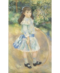 Pierre-Auguste Renoir, Girl with a Hoop, 1885 (oil on canvas)