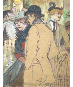 Henri de Toulouse-Lautrec, Alfred la Guigne, 1894 (oil on cardboard)