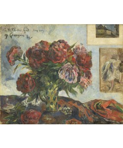 Paul Gauguin, Still Life with Peonies, 1884 (oil on canvas)