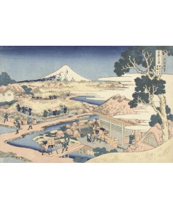 Katsushika Hokusai, The Tea plantation of Katakura in the Suruga Province, c.1830 (woodblock print)