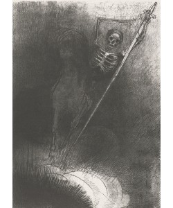 Odilon Redon, Death on a Horse, 1899 (print)