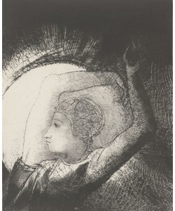 Odilon Redon, A Woman clothed by the Sun, 1899 (print)