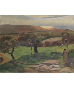 Paul Gauguin, Landscape from Bretagne, 1889 (oil on canvas)