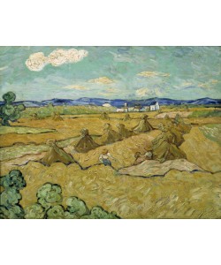 Vincent van Gogh, The Haystacks (oil on canvas)