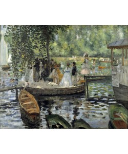 Pierre-Auguste Renoir, La Grenouillere, 1869 (oil on canvas)