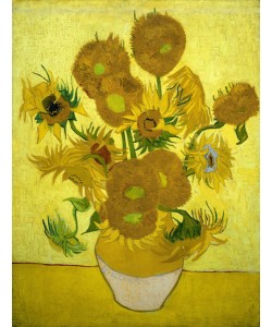 Vincent van Gogh, Sunflowers, 1889 (oil on canvas)