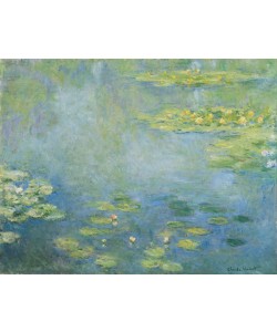 Claude Monet, Waterlilies (oil on canvas)