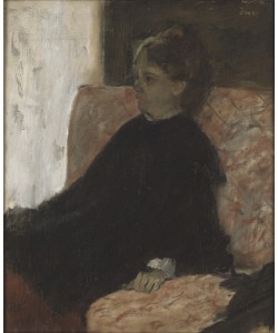 Edgar Degas, Lady in Black (oil on canvas)