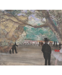 Edgar Degas, The Curtain, c.1880 (pastel over charcoal on laid paper mounted on board)