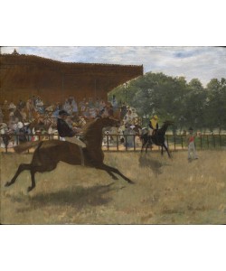 Edgar Degas, The False Start, c.1869-72 (oil on panel)