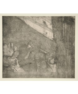 Edgar Degas, At the Ambassadeurs, c.1877 (etching, aquatint and drypoint)