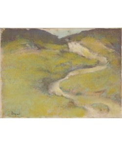 Edgar Degas, Pathway in a Field, 1890 (pastel over monotype in oils)