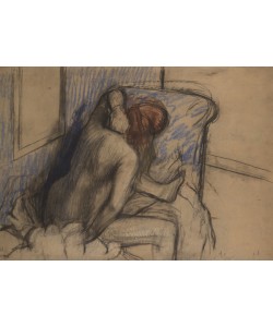 Edgar Degas, Woman Drying Her Hair, c.1902 (charcoal and pastel)