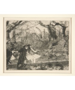 Edgar Degas, On Stage III, 1877 (soft ground etching and roulette on paper)